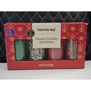 Favorite Day Classic Holiday Sprinkles Multicolor Novelty Red, Green, White